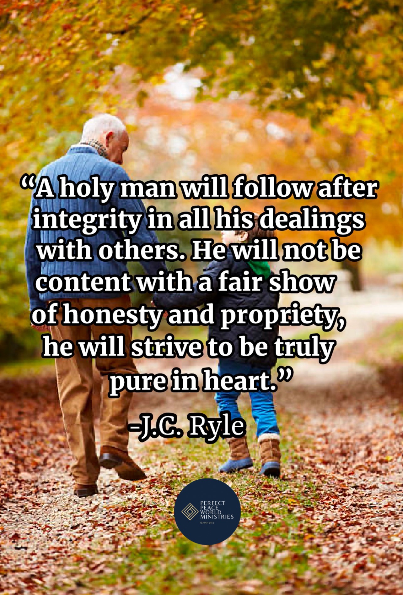 Walking in Integrity