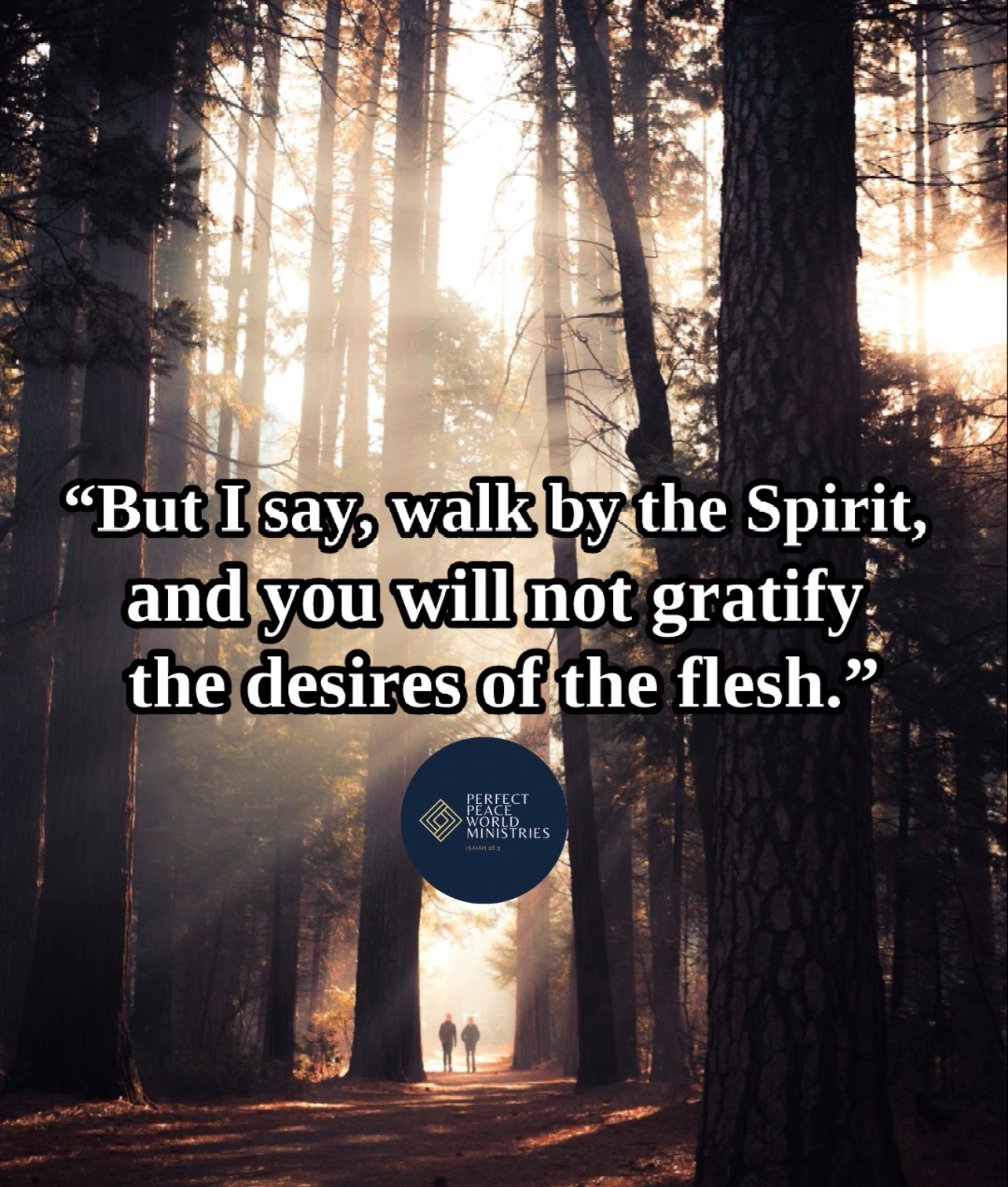 Walking in the Spirit Image